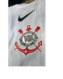 Camisa Corinthians I 25/26 - Jogador Masculina - Branca e Preto