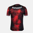 Camisa São Paulo III 24/25 - Torcedor Masculina- Preto e Vermelho