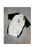 Camisa Corinthians I 25/26 - Jogador Masculina - Branca e Preto