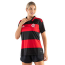 Flamengo baby Look  I 2025/26 - Versão Torcedor Feminina - rubro negra